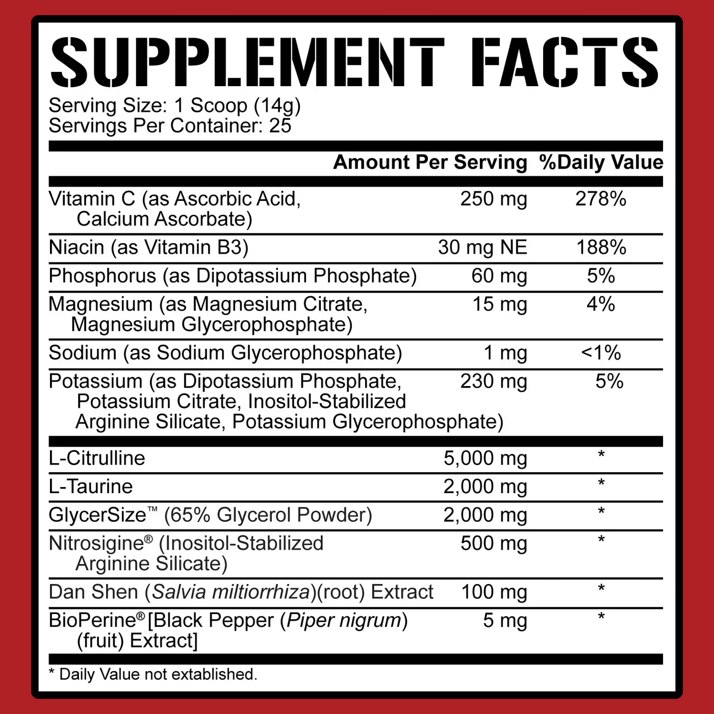 5% Nutrition FULL AS F*CK Pre-Workout